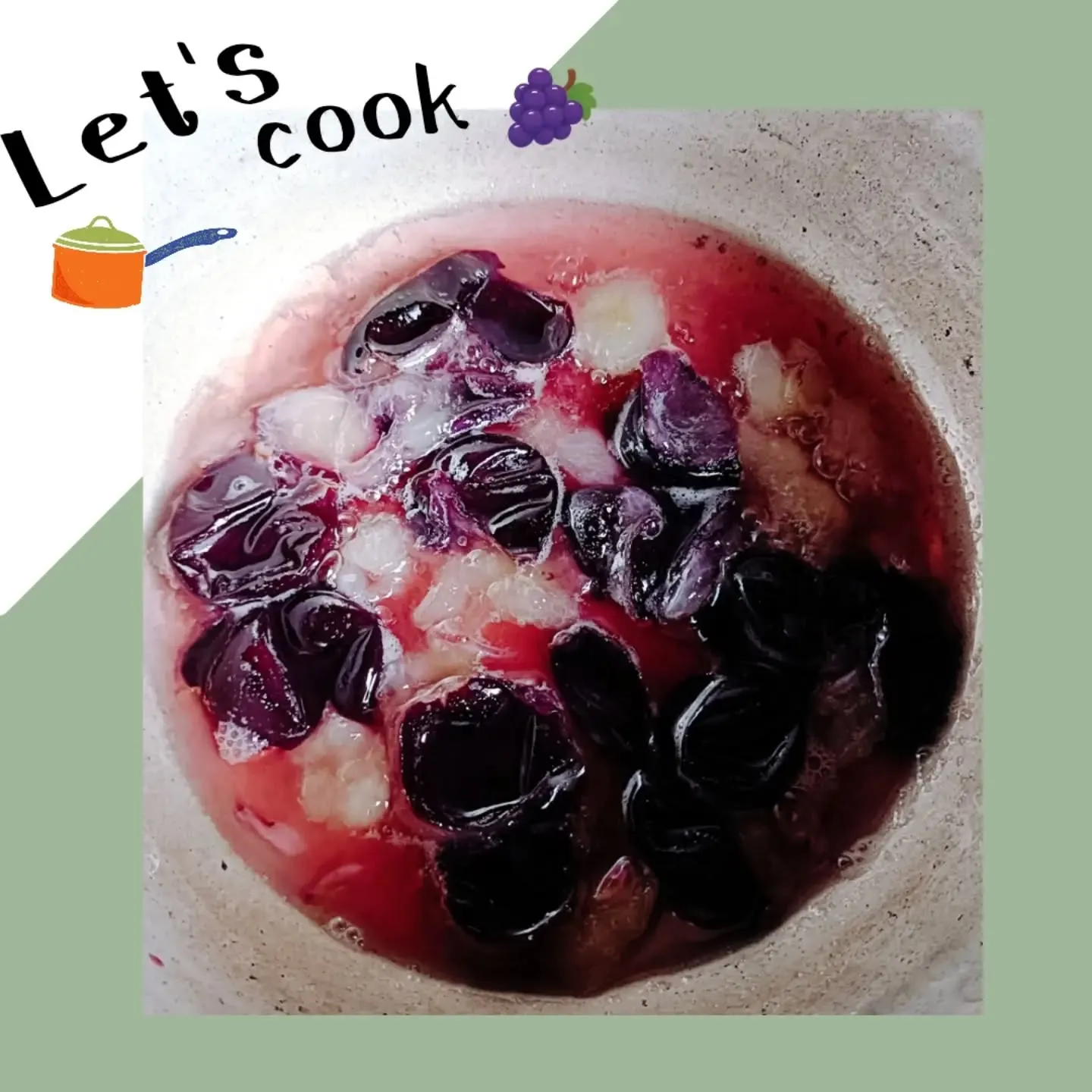 🍇 種なし巨峰でぶどうソーダ🍇